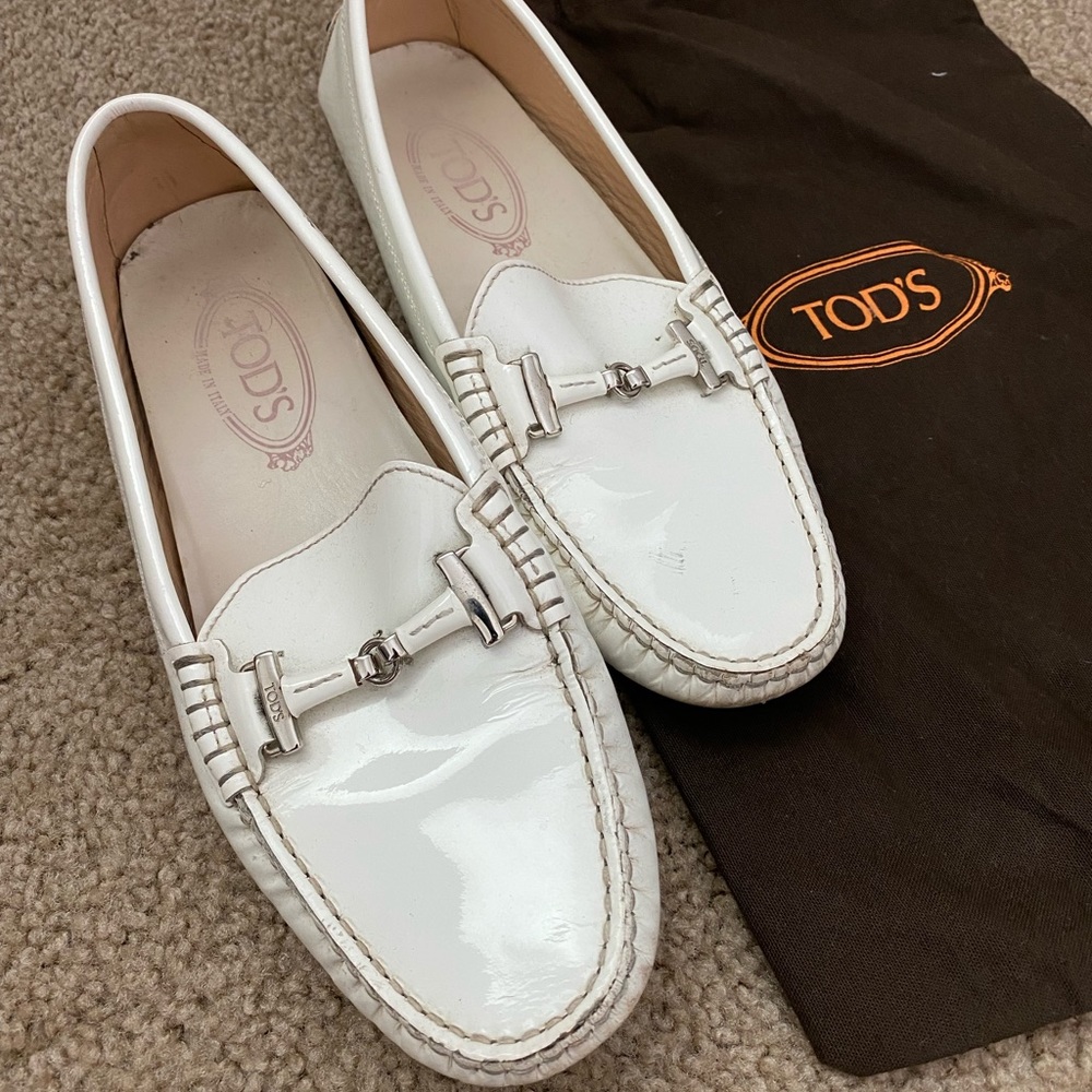 Tods white Gommino Shoe